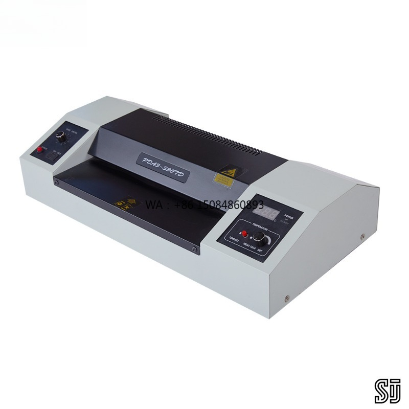 Document Laminator Pouch - Профессиональный четырехроликовый ламинатор для горячего и