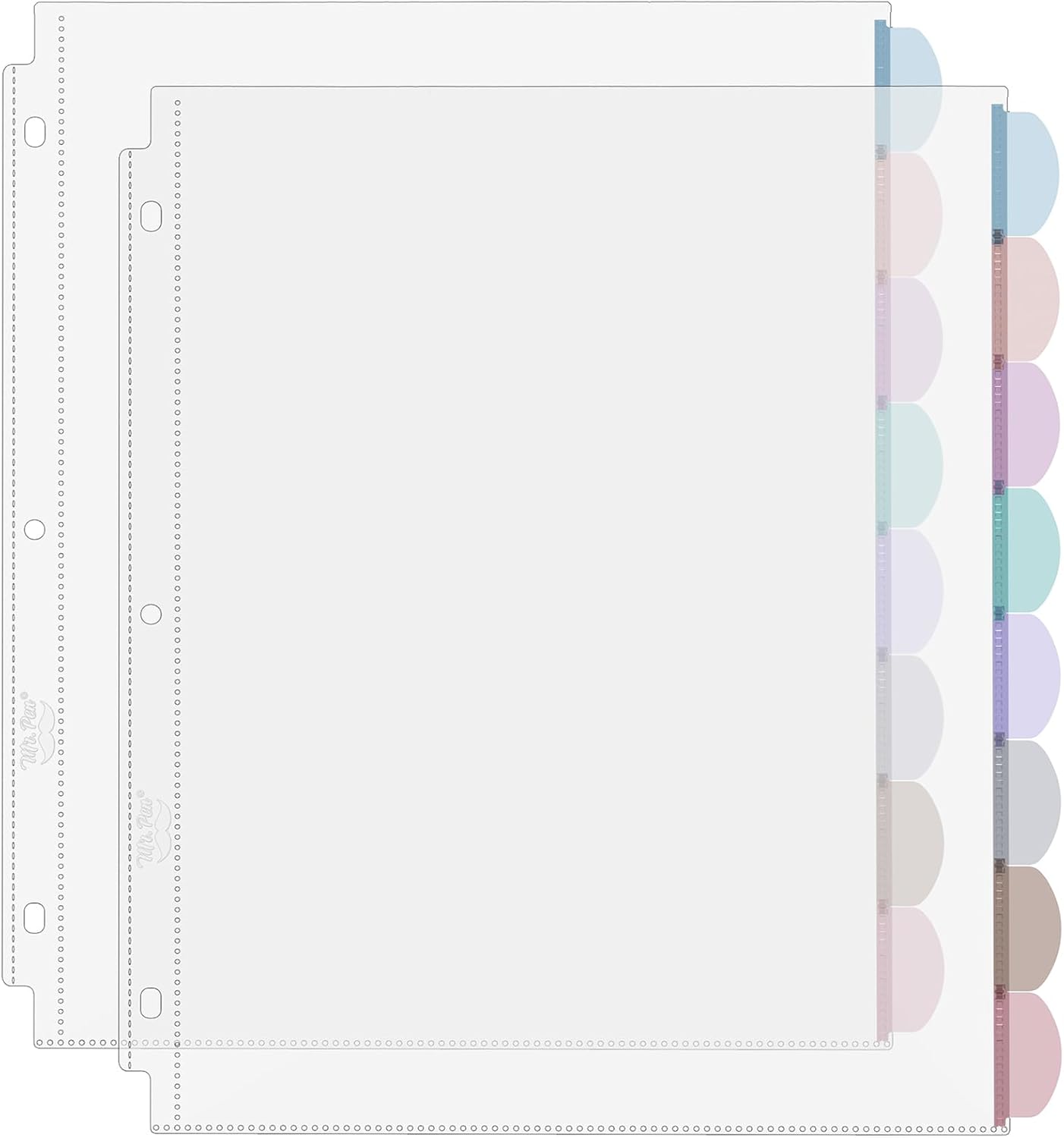 Index Tab Divider - Прозрачные файлы-вкладыши формата А4 с вкладками,