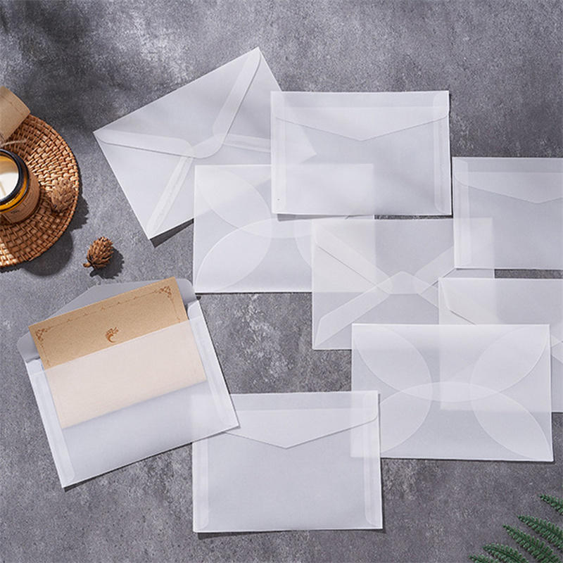 Letter Envelope Kraft - 50 шт./лот, прозрачные конверты для приглашений,
