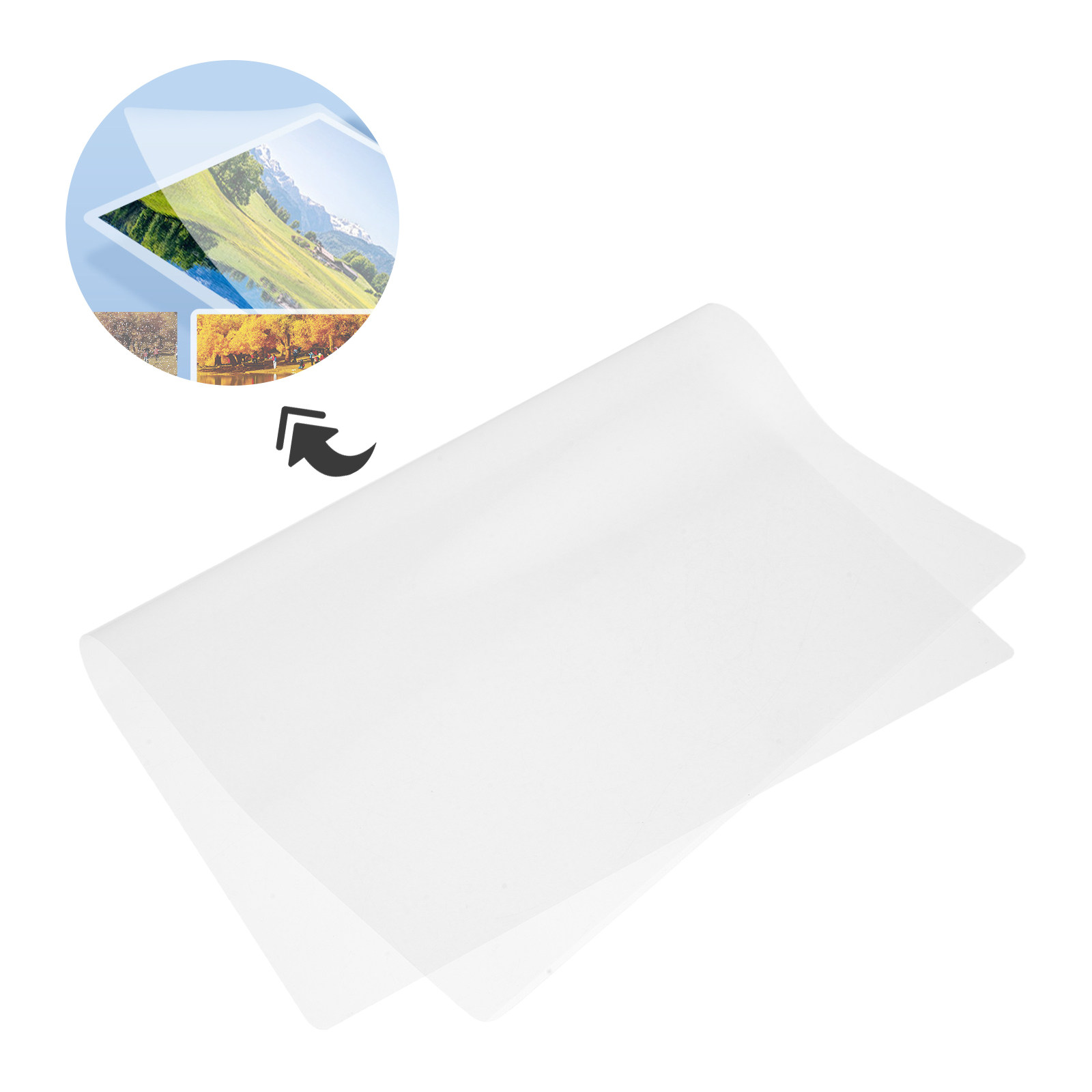 Document Laminator Pouch - 100 ламинирующих пакетов формата А4: высококачественная