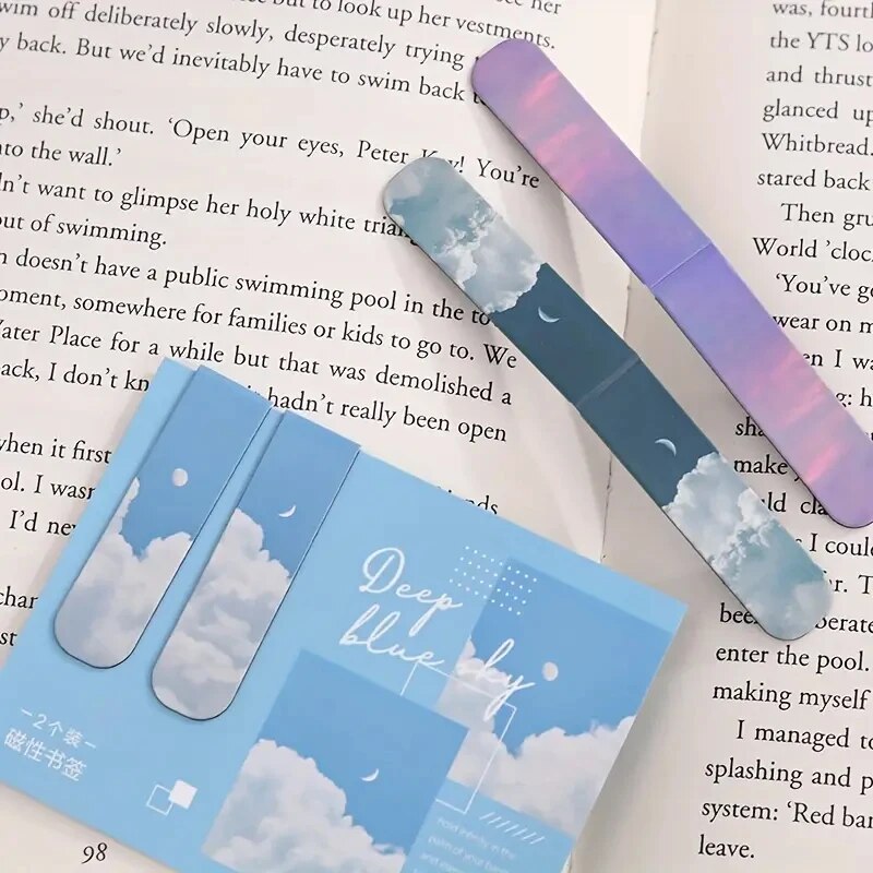2 шт. магнитных закладок с кра – обзор и цена Paperclip Magnetic Set