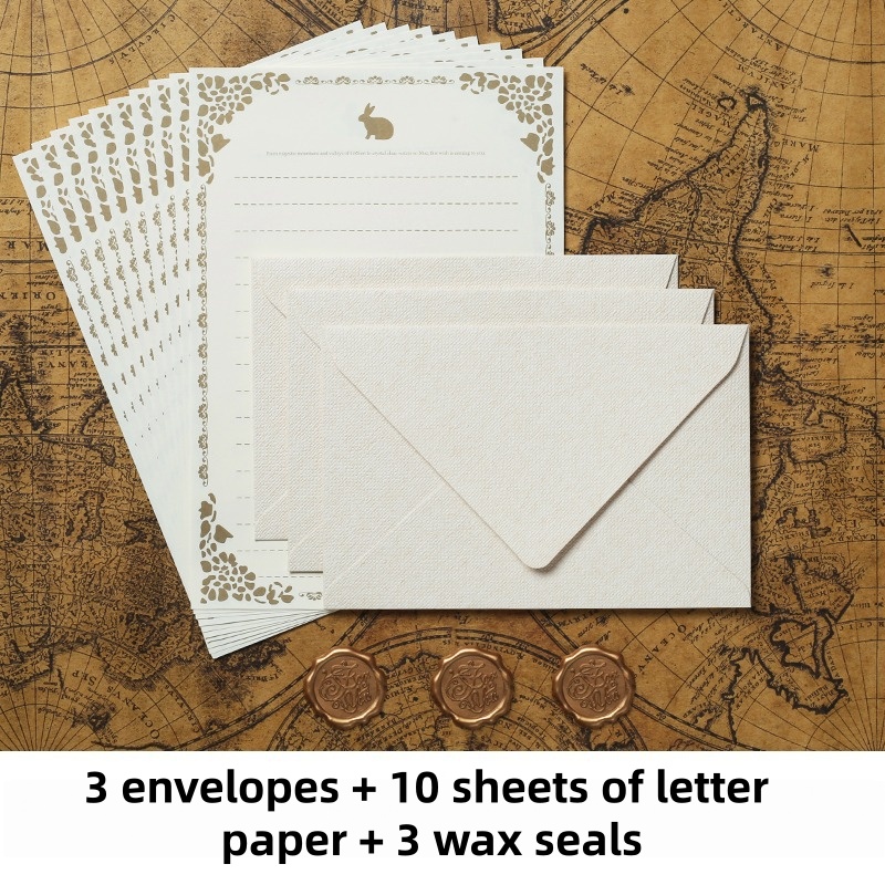 Набор из 16 винтажных льняных  – обзор и цена Letter Envelope Kraft