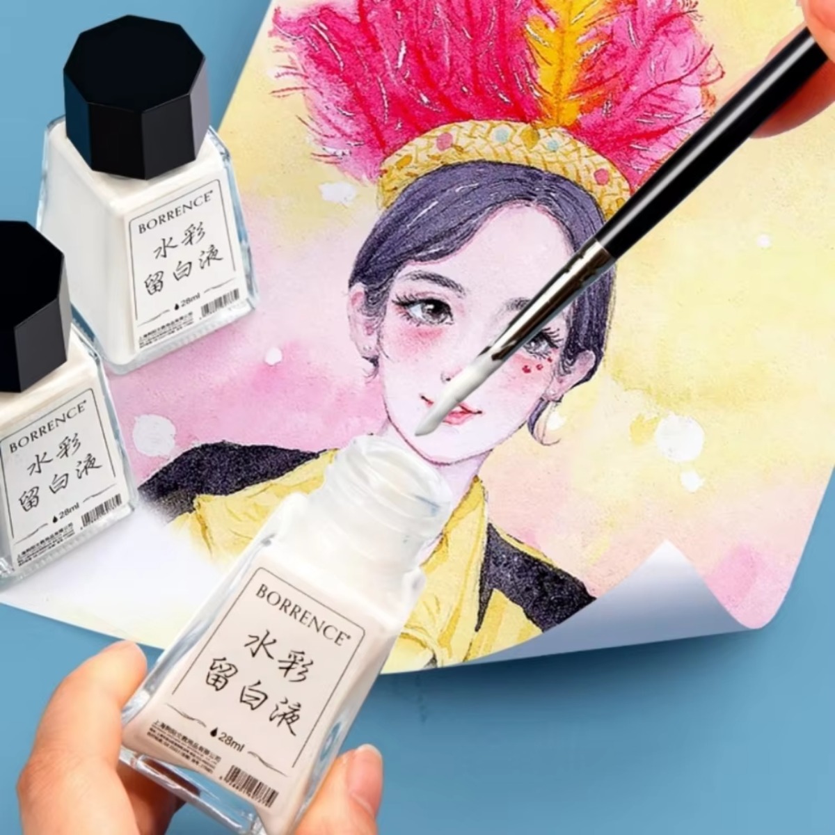 Акварельная маскирующая жидкос – обзор и цена Correction Fluid White