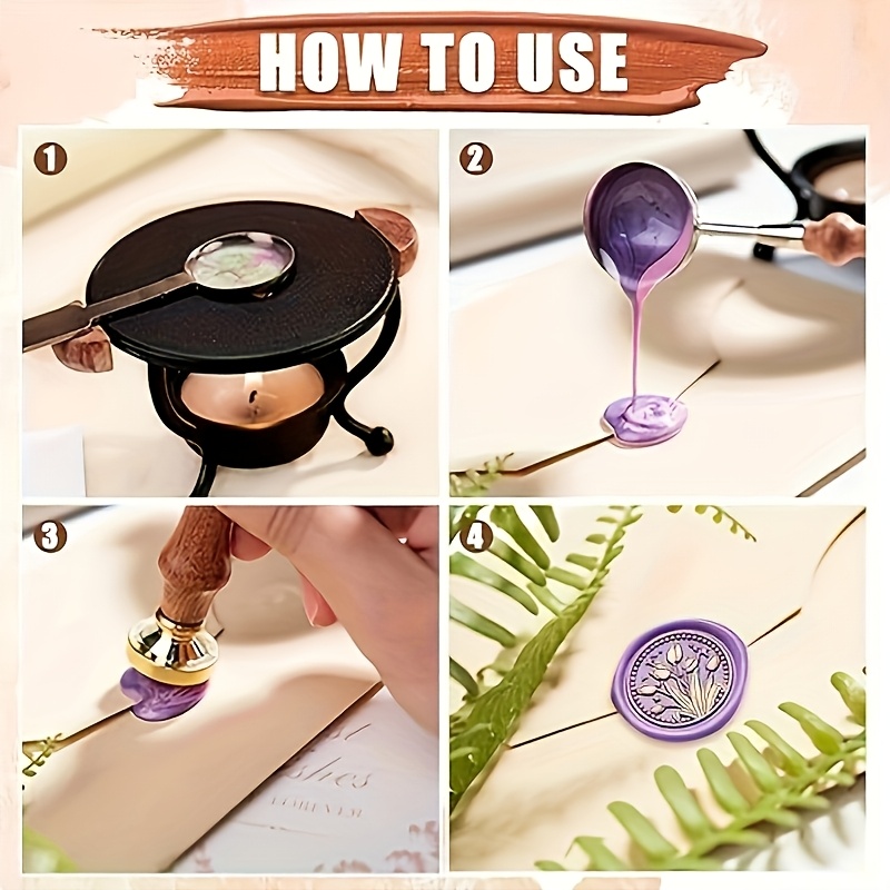 Набор восковых печатей из 21 п – обзор и цена Wax Seal Stamp Kit