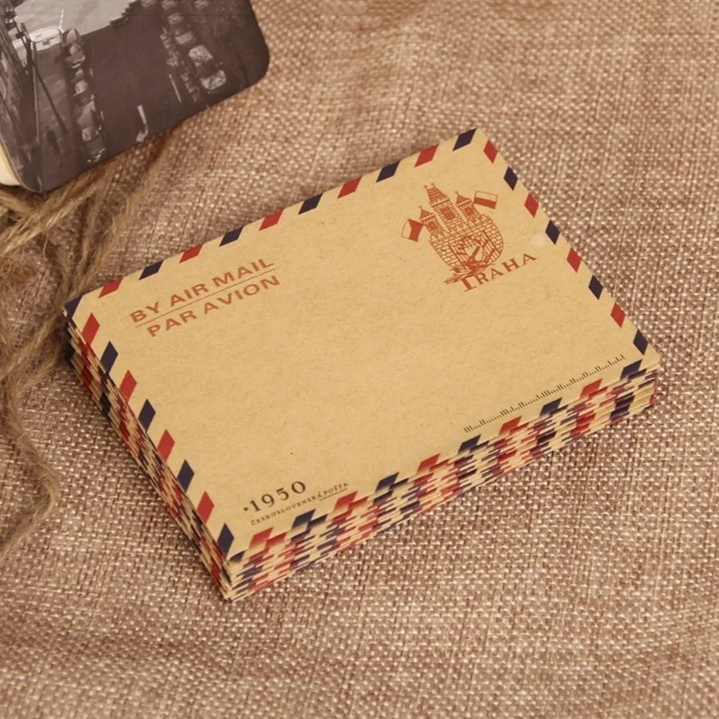 10 шт. 9,7*7,5 см, популярный  – обзор и цена Letter Envelope Kraft