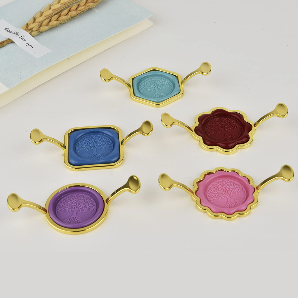 Набор из 5 шестигранных квадра – обзор и цена Wax Seal Stamp Kit