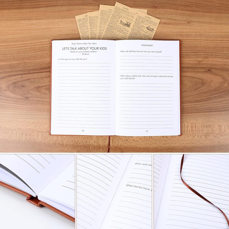 Дневник «Папа, я хочу послушат – обзор и цена Journal Leather Hardcover