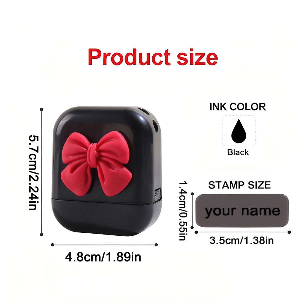Персонализированный штамп с им – обзор и цена Self Inking Stamp