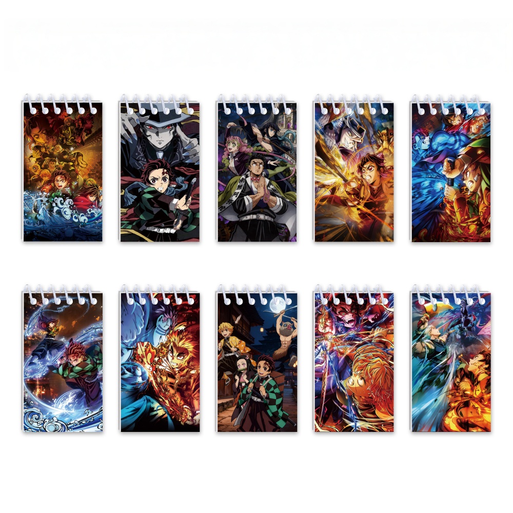 10 шт. блокнотов Demon Slayer. – обзор и цена Is Stationery Office Supply