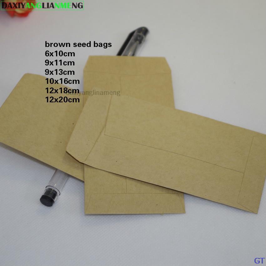 100 шт. 6*10 10*16 9*1312*20 с – обзор и цена Letter Envelope Kraft