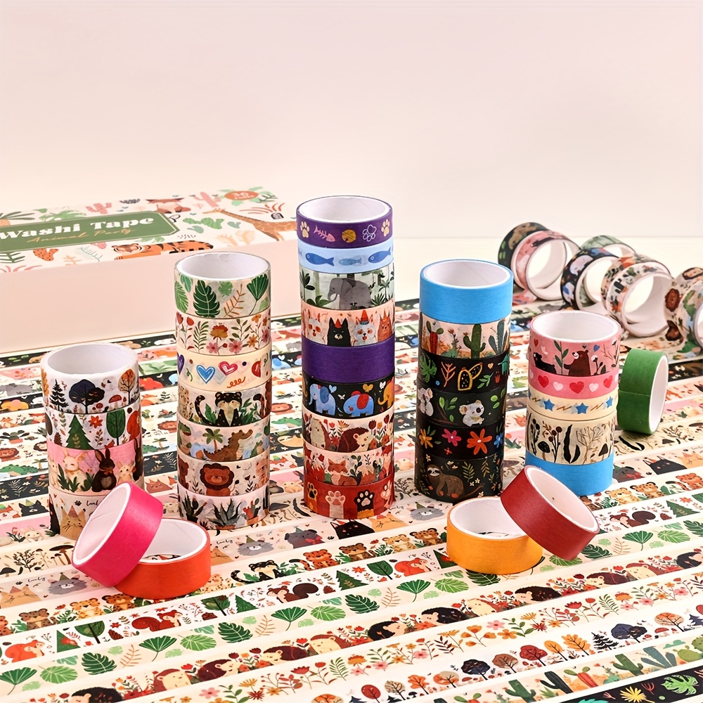 36 рулонов винтажных вечерние  – обзор и цена Washi Tape Set