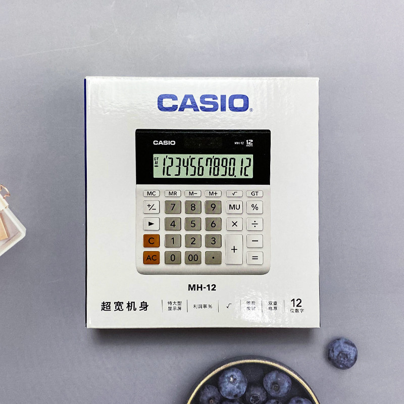 Калькулятор Casio MH-12 с солн – обзор и цена Office Stationery Supply Business