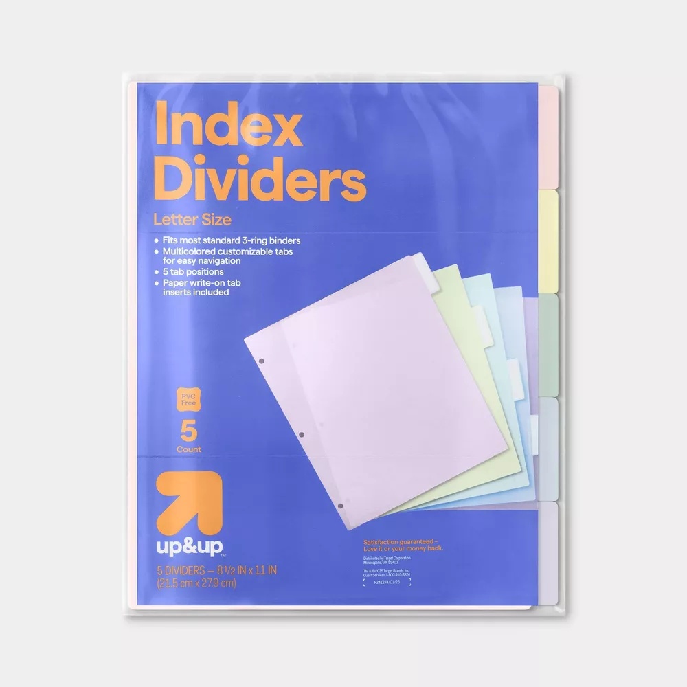 Новые разделители для папок 20 – обзор и цена Index Tab Divider