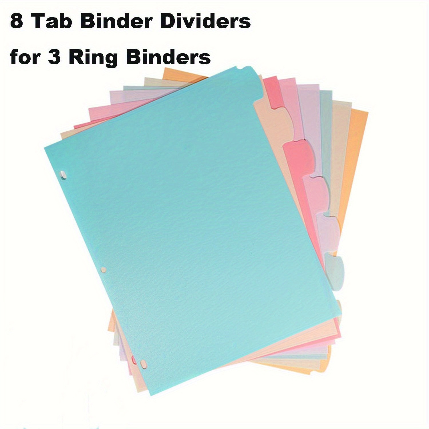 8 разделителей для папок на 3  – обзор и цена Index Tab Divider