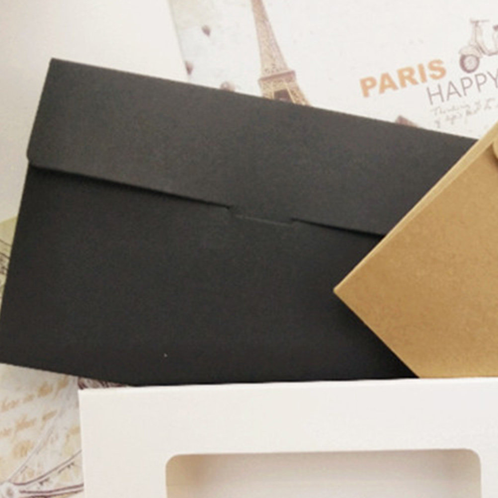 10 шт. коробок для хранения ко – обзор и цена Letter Envelope Kraft