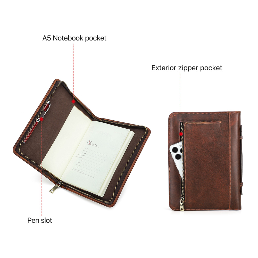 Ретро натуральная кожа на молн – обзор и цена Journal Leather Hardcover