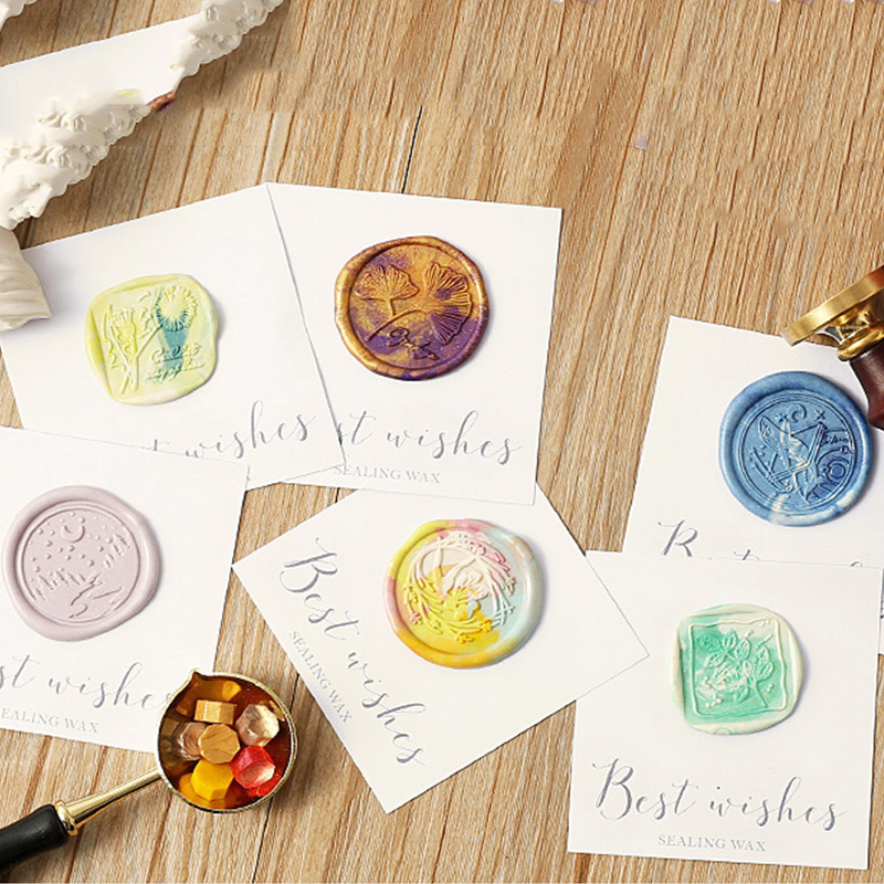 100 шт. винтажных восковых печ – обзор и цена Wax Seal Stamp Kit